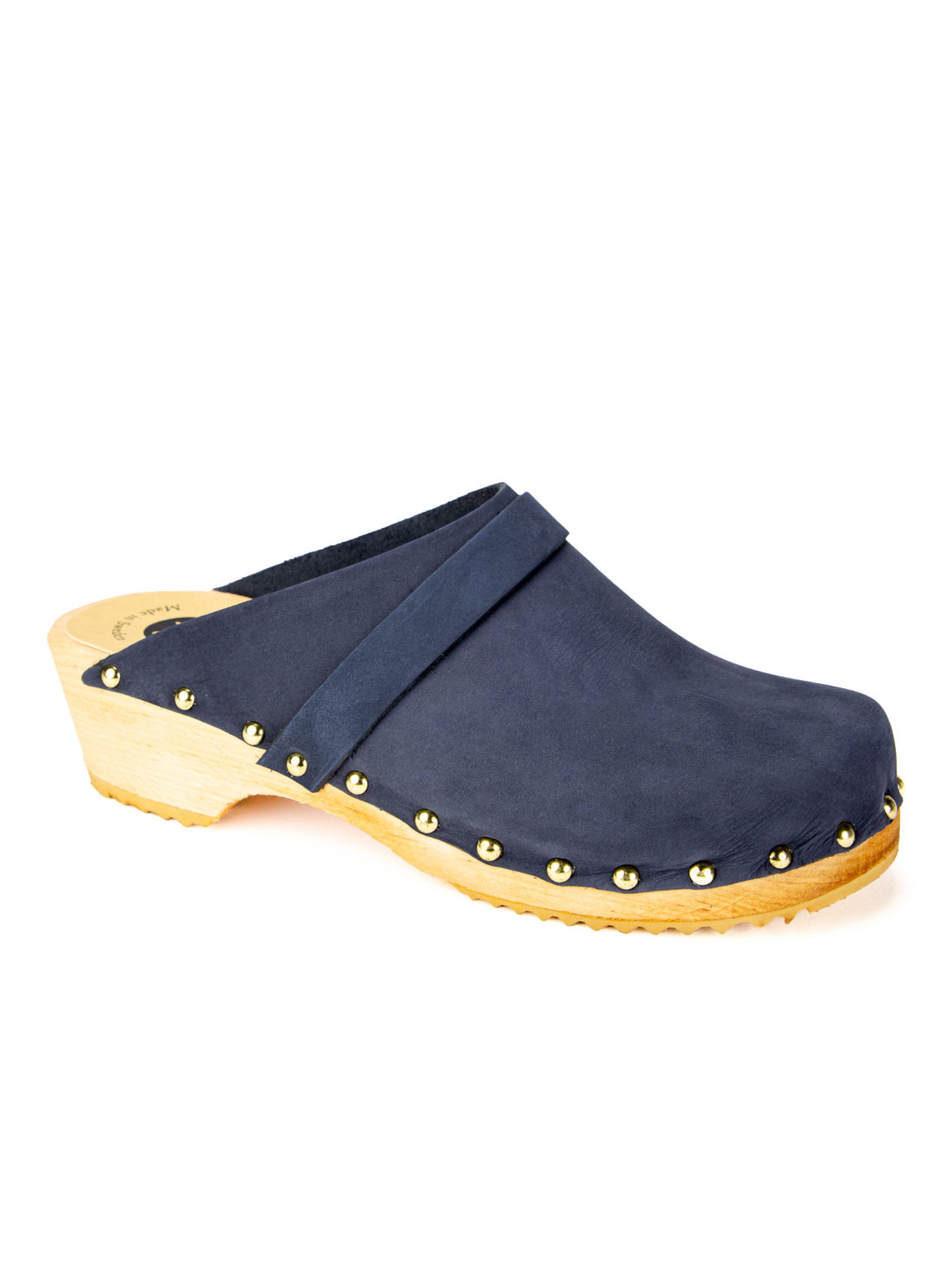 Sabots Pour Femme Suédois Bois Et Cuir Tannage Végétal Cuir Auburn Veg Item 14073320