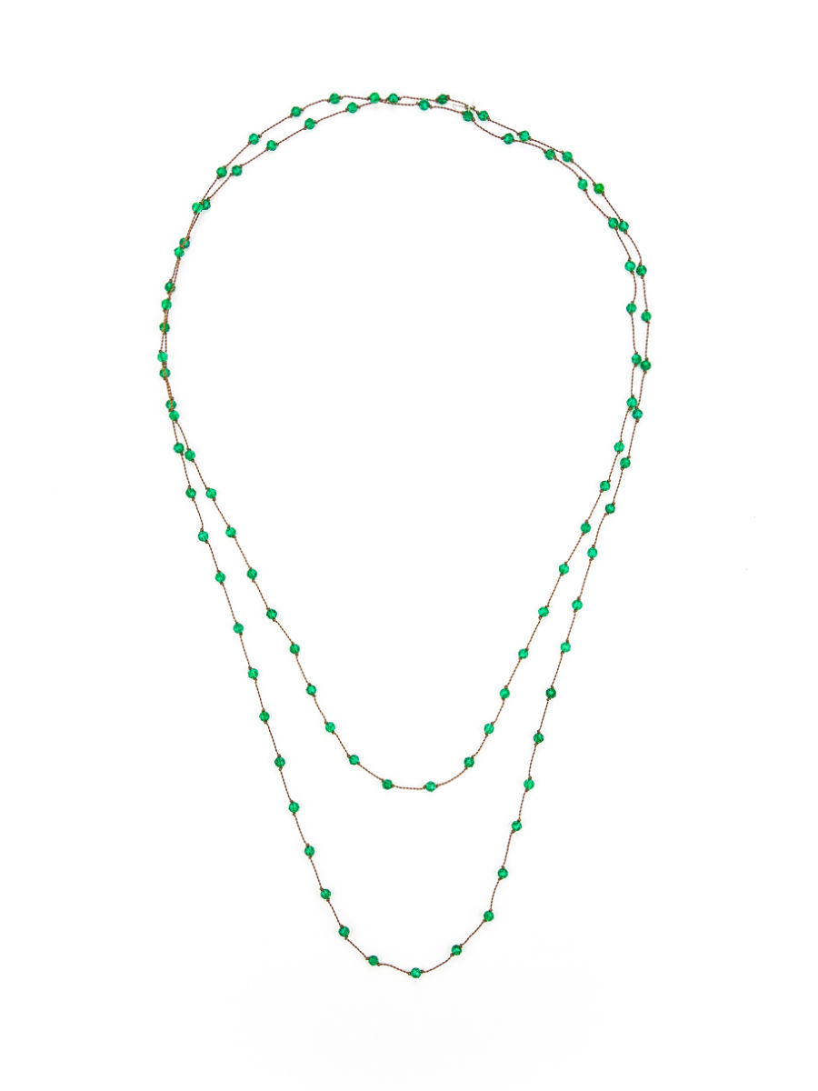 Onyx Saltire Necklace
